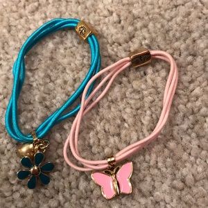 set of 2 juicy couture rubber bands
